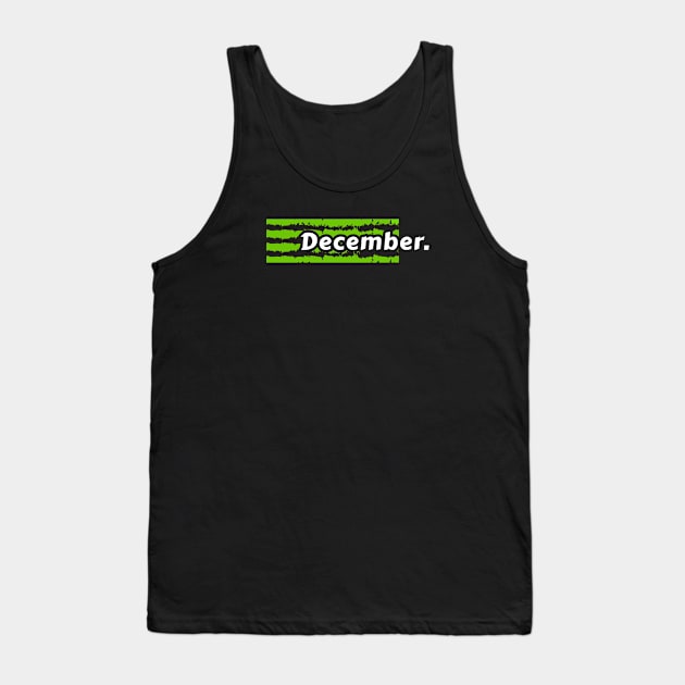 December Tank Top by FLATVAC OFFICIAL